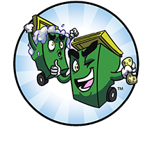 Delaware Trash Can Cleaning Logo W